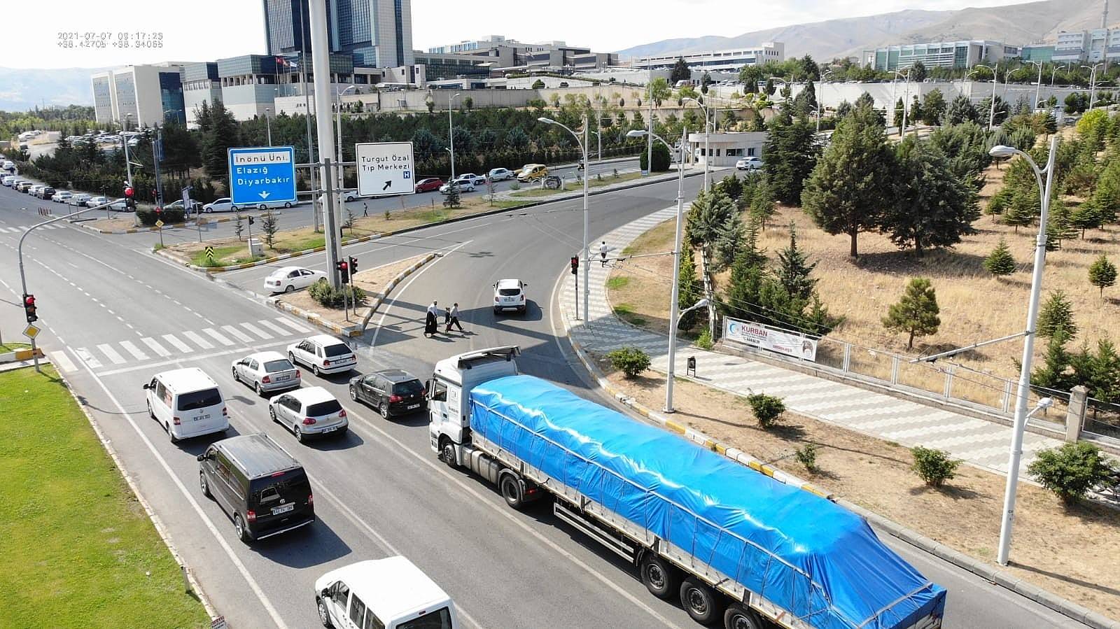 Drone ile 104 araca ceza