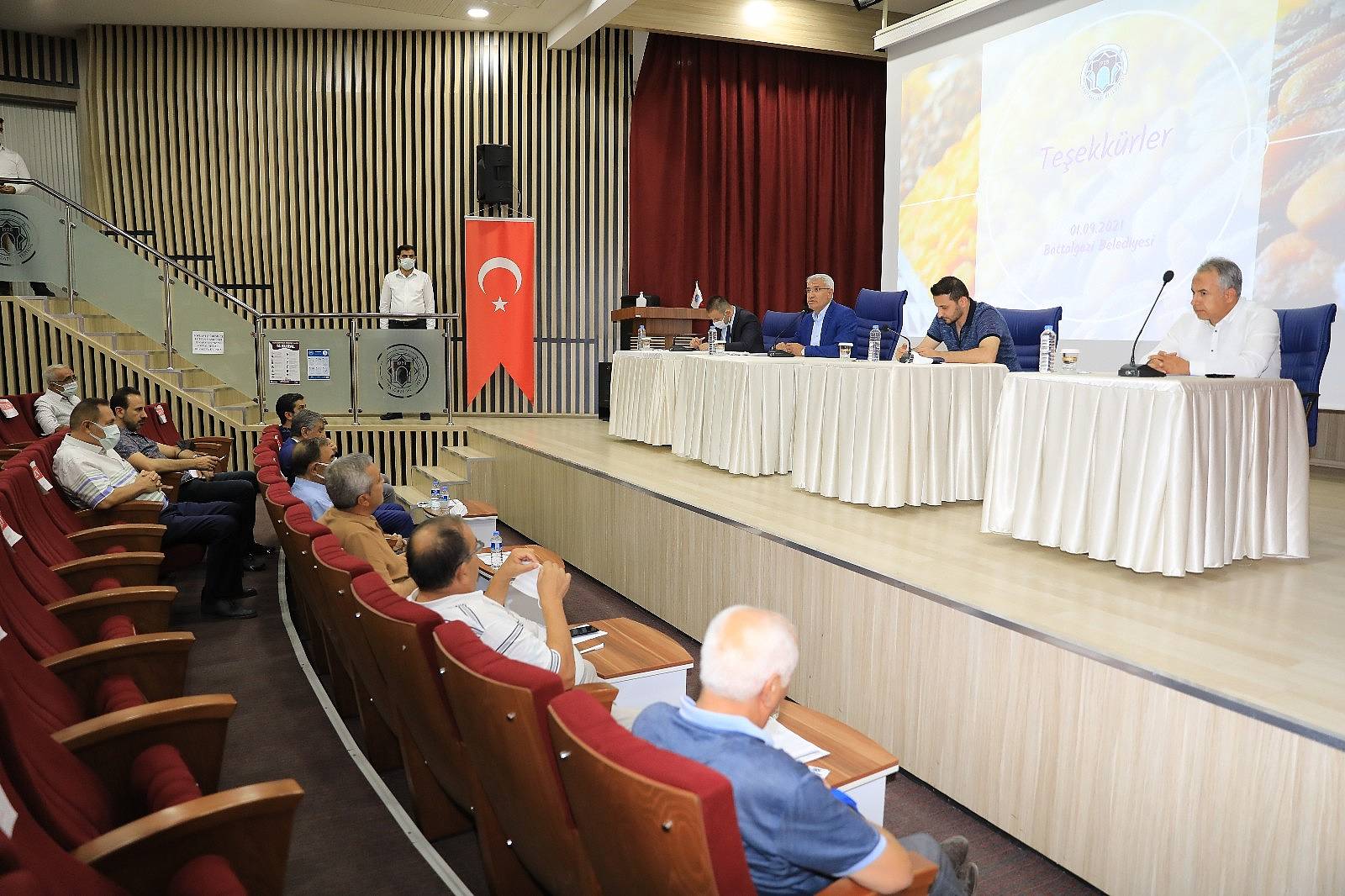 Battalgazi Belediyesi Eylül ayı olağan toplantısı gerçekleşti