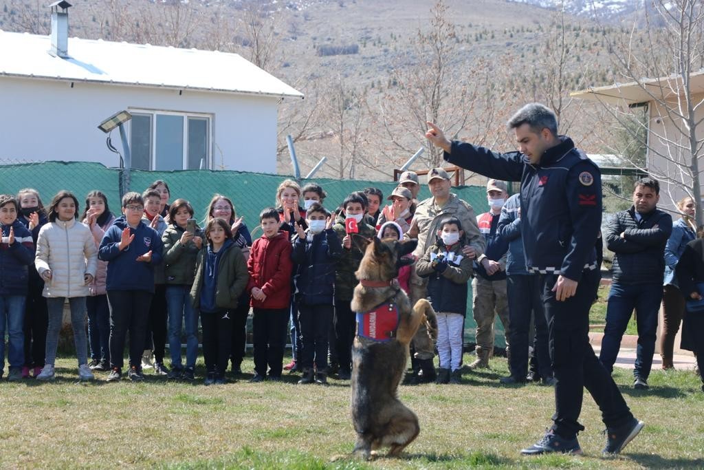 Orman Haftasında Jandarma öğrencilerle birlikte ağaç dikti