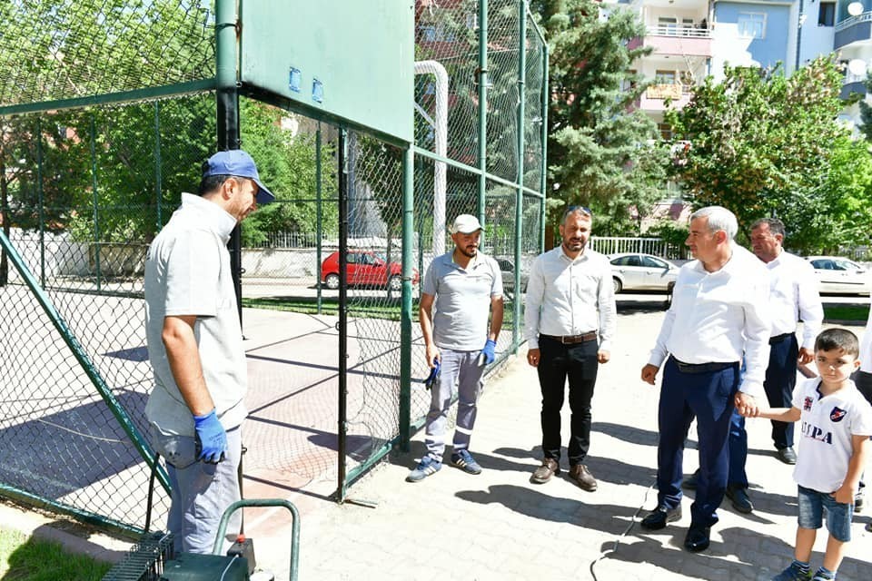 Yeşilyurt'ta 227'inci park alanı yapılıyor
