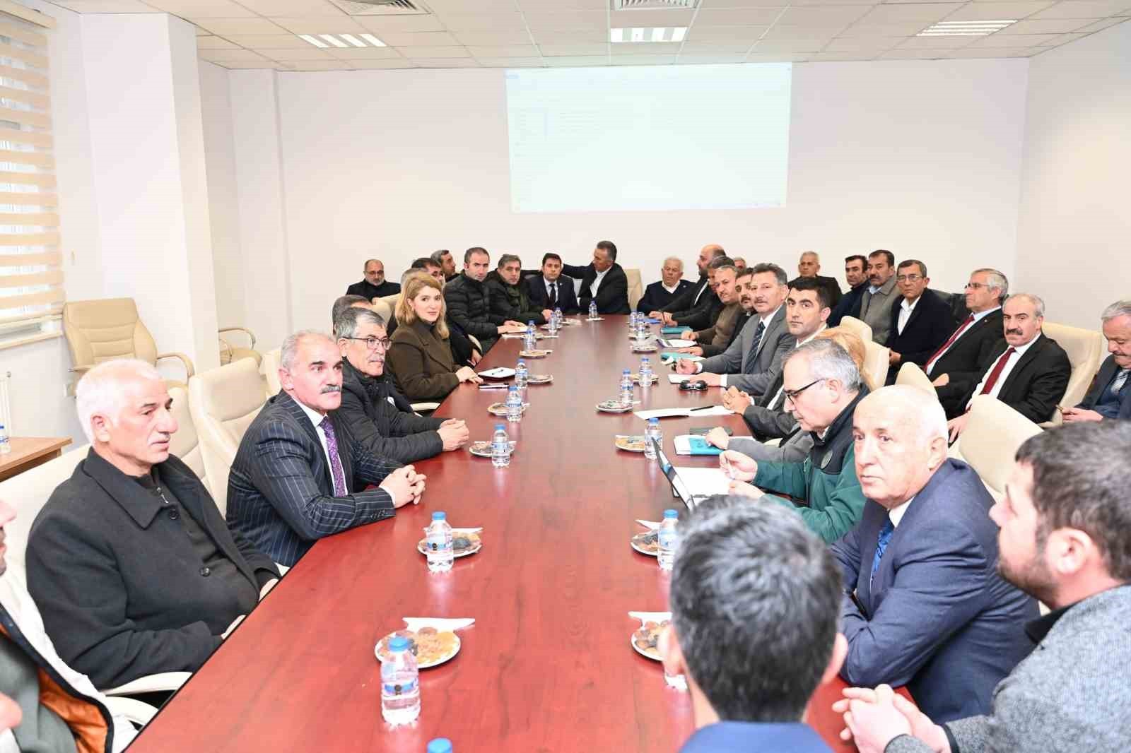 Malatya'da tarımsal sulama toplantısı