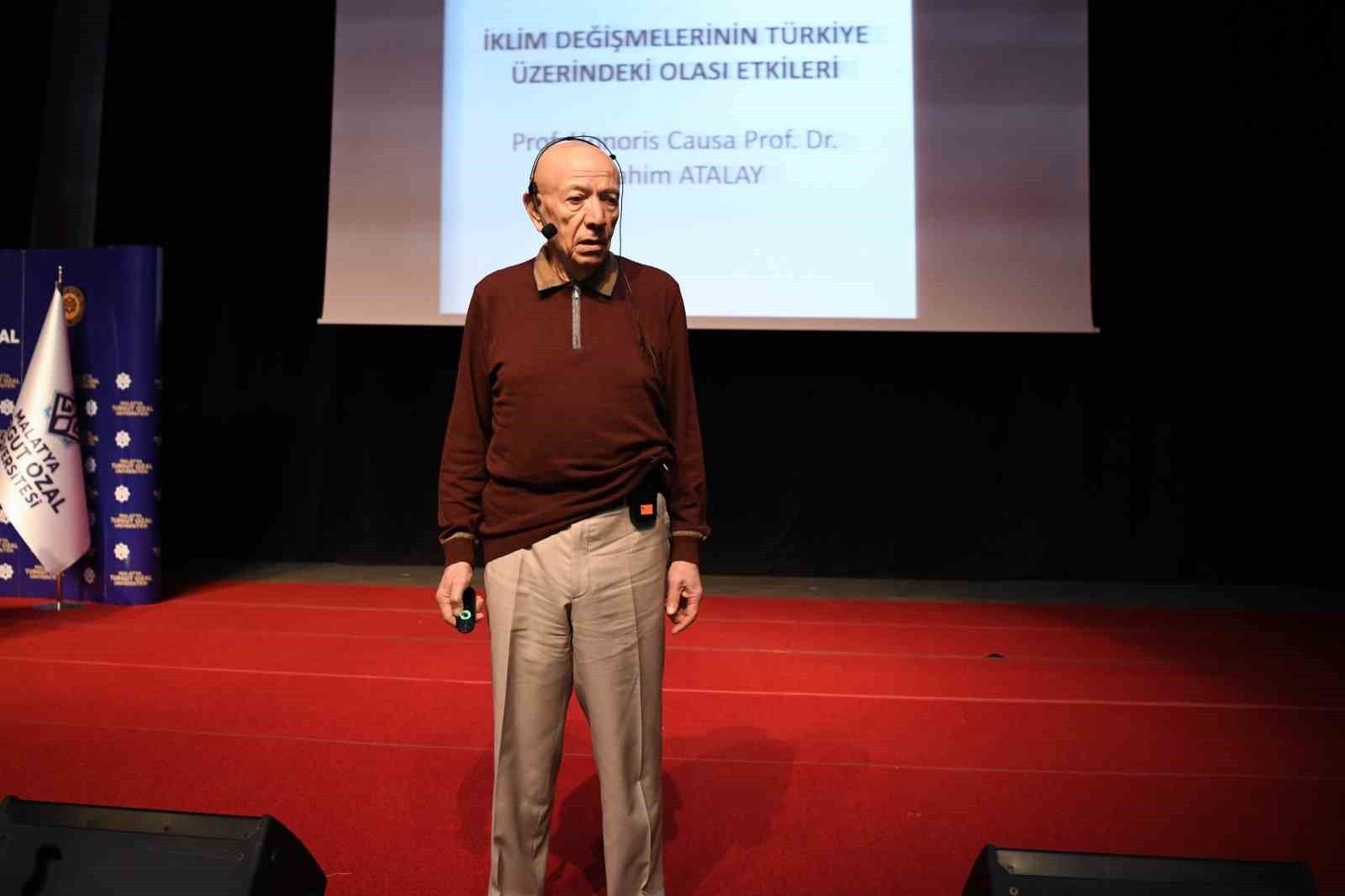 'Küresel Isınma ve İklim Değişikliğinin Türkiye'ye Etkileri semineri düzenlendi