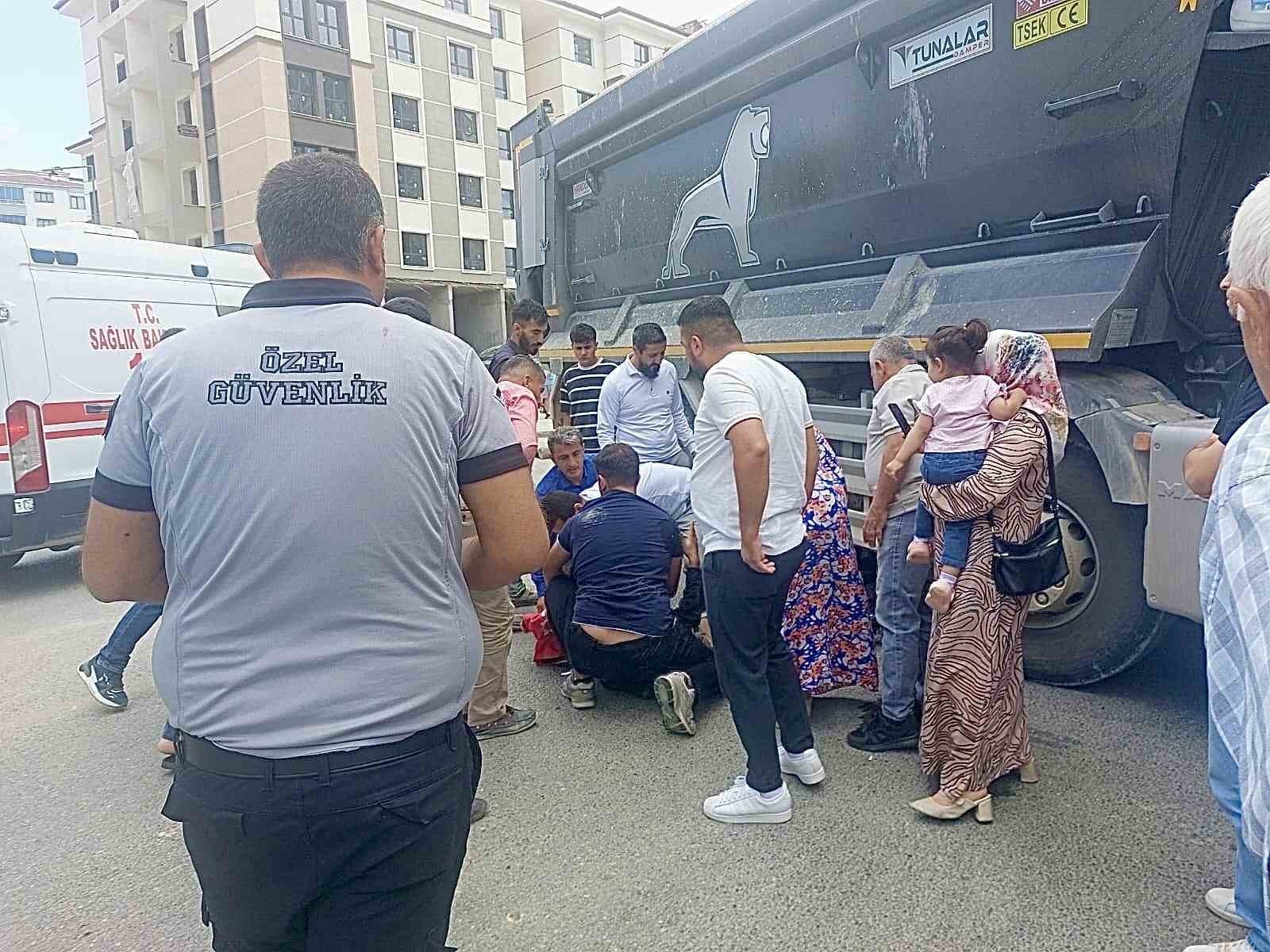 Malatya'da kamyon ile motosiklet çarpıştı: 1 yaralı