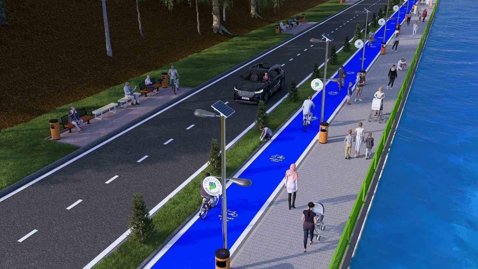 Başkan Geçit: "Beylerderesi Bisiklet ve Yürüyüş Yolu" projesini inceledi