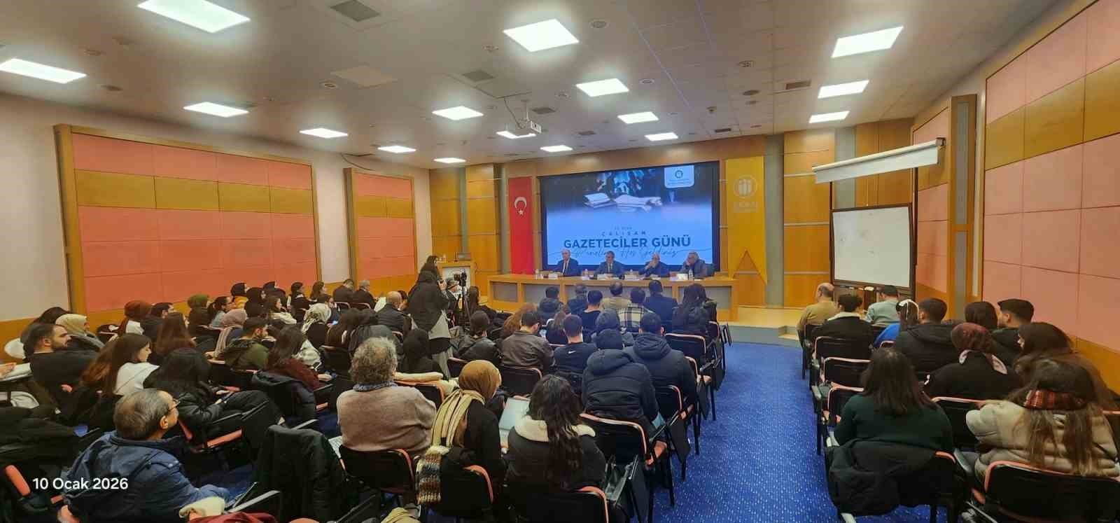 İnönü Üniversitesi'nde 10 Ocak Çalışan Gazeteciler Günü paneli
