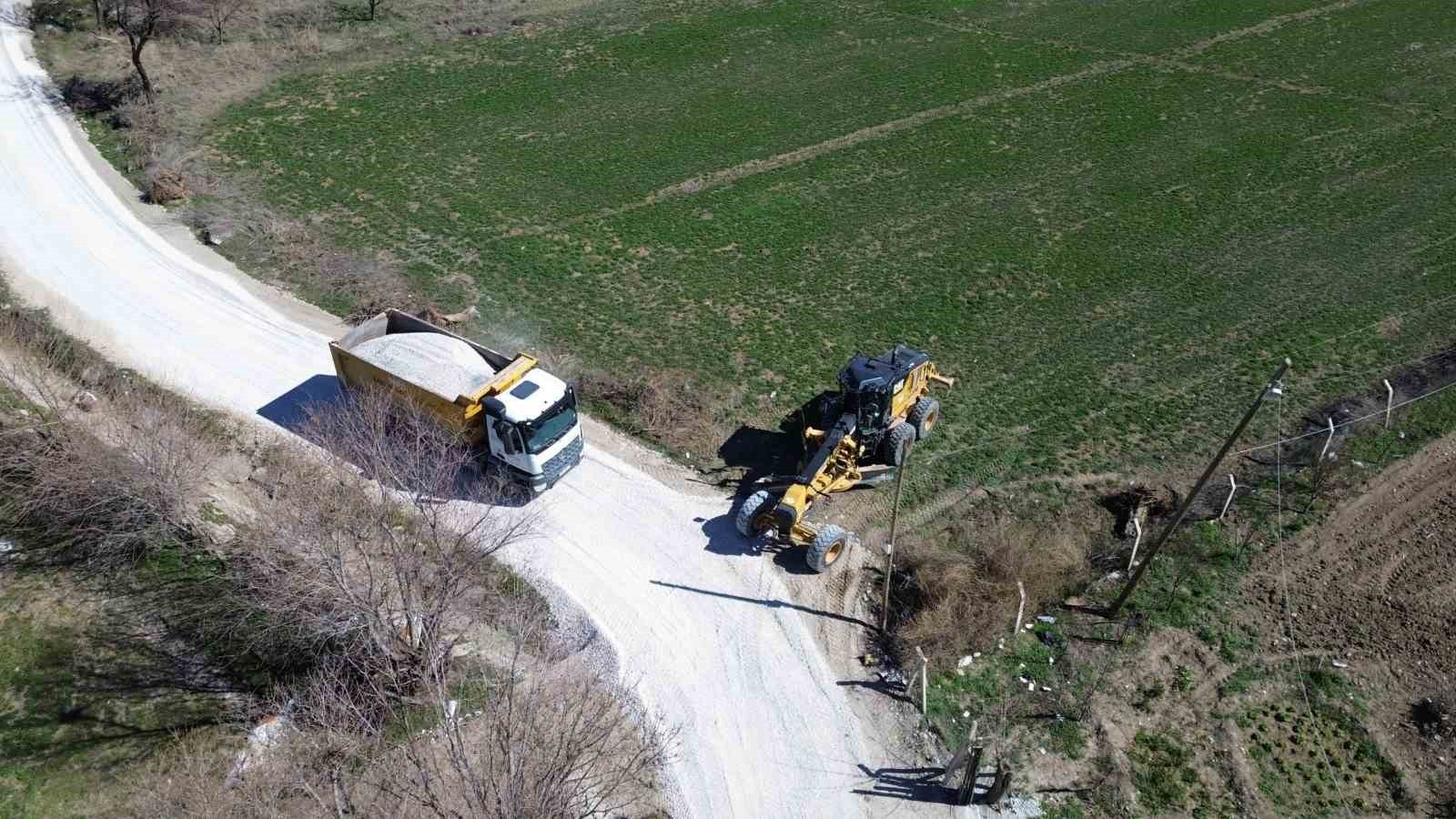 Battalgazi'de yol çalışmaları sürüyor