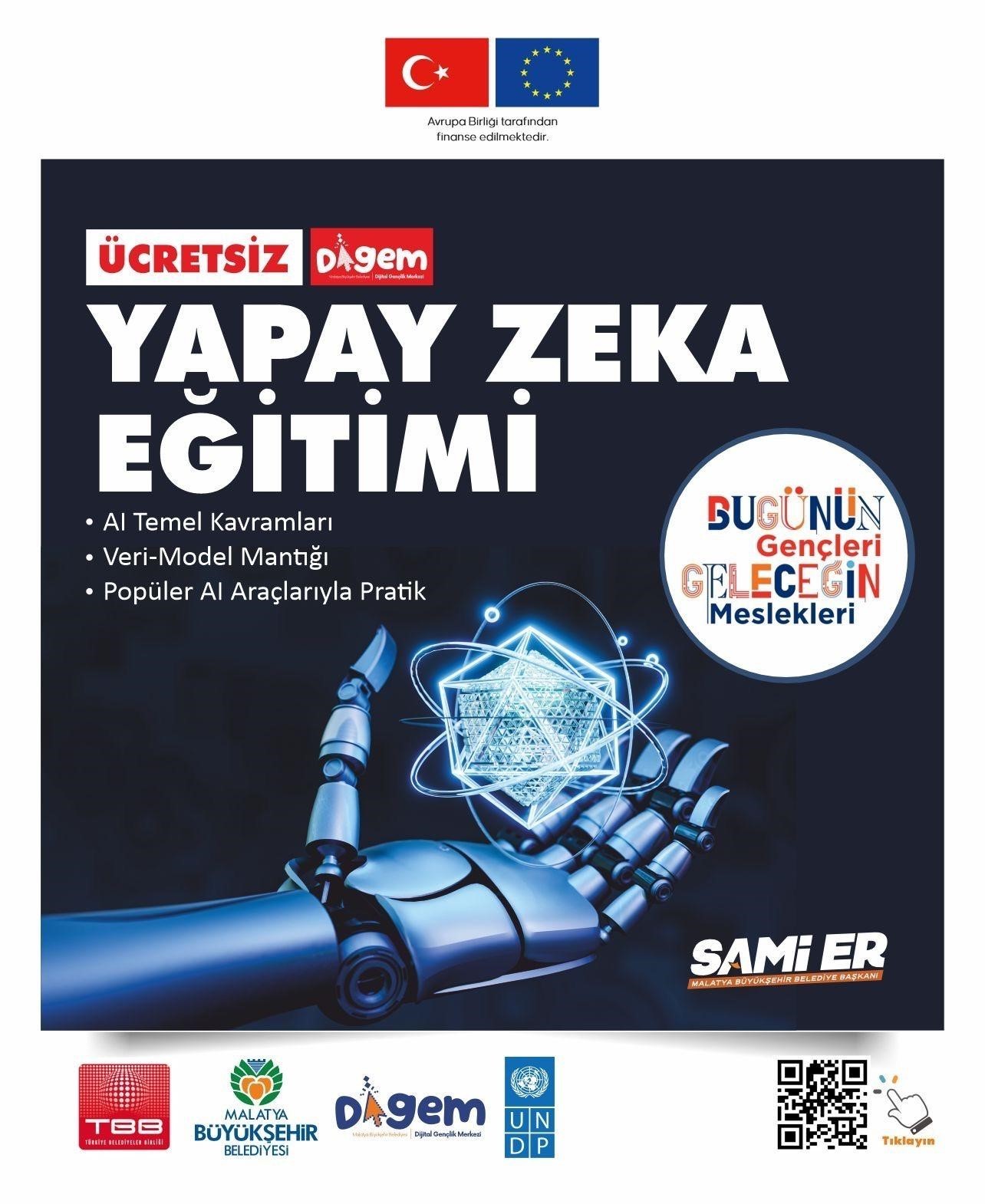 Malatya'da Dijital Gençlik Merkezi'nde kodlama eğitimi