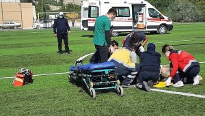 Darende'de Çapa Makinesi Devrildi: 1 Yaralı