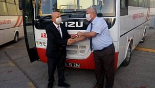 İzmir Büyükşehir'den, Arapgir Belediyesine Hibe Midibüs