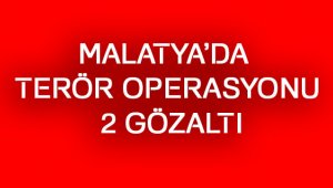Terör operasyonu: 2 gözaltı