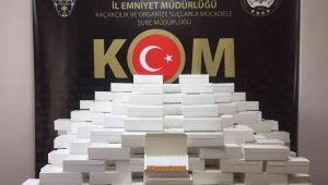 Malatya'da 50 bin adet makaron ele geçirildi