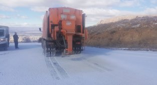 Malatya'da Kar Esareti 593 Mahalle Yolu Araç Trafiğine Kapalı