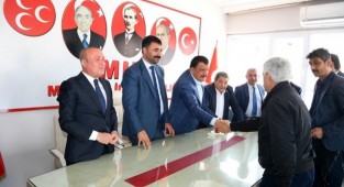 Başkan Gürkan'dan MHP İl Başkanlığına Bayram Ziyareti
