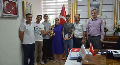 'Emre 44' robot ile gelen ödül