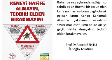 Malatya'da kene uyarısı