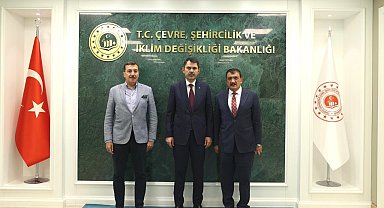 Başkan Gürkan'dan Bakan Kurum'a ziyaret
