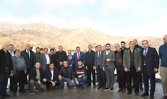 Başkan Gürkan, Akçadağ'da muhtarlar ile bir araya geldi