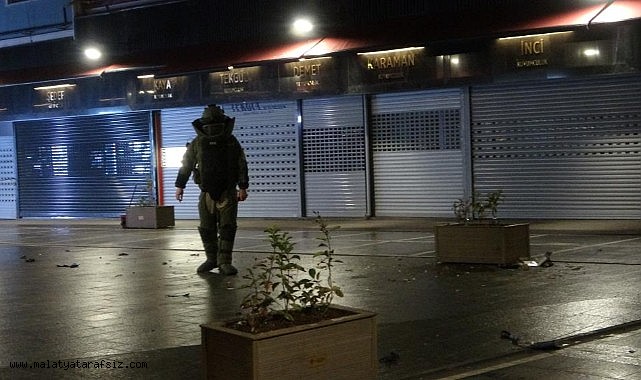 Malatya'nın göbeğinde şüpheli çanta paniği