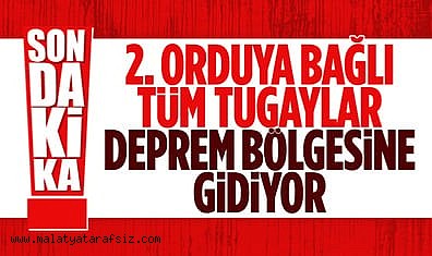 2. Ordu'ya Bağlı Komando Tugayları Deprem Bölgesine Sevk Edildi