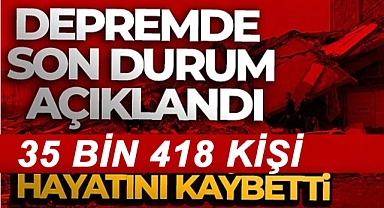 Cumhurbaşkanı Erdoğan: "35 bin 418 vatandaş hayatını kaybetti"