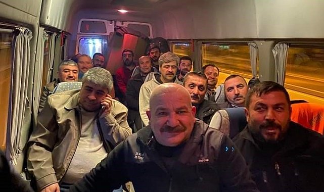 Gönüllü tesisat ustaları Hatay'a gitti