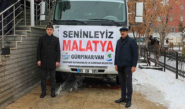 Gürpınar depremzedeler için tek yürek oldu