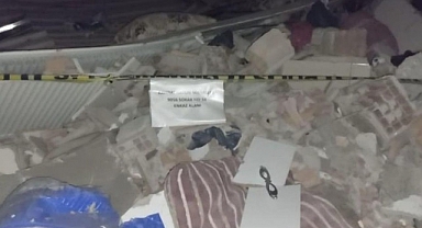 Hatay'daki depremde Osmaniye'deki boş bir bina çöktü