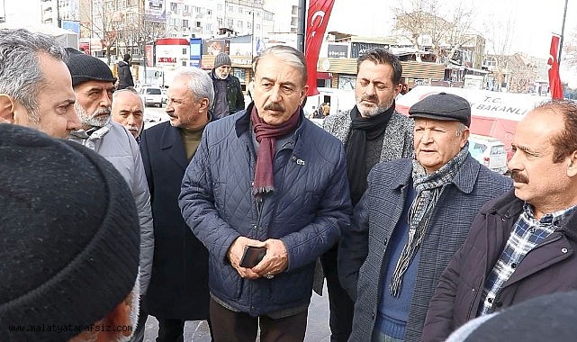 Keskin, “Sivas Caddesi ile Sıtmapınarı arası yıkılarak Malatya Çarşısı olarak düzenlenmeli”