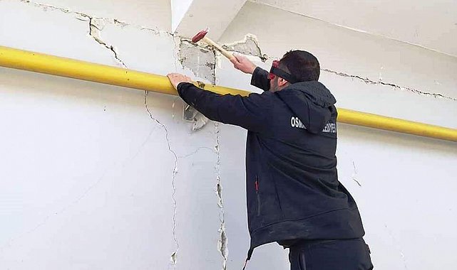 Osmangazi'den deprem bölgesine teknik destek