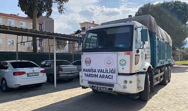 Sarıgöl'den deprem bölgesindeki çiftçilere 16 ton kesif yem desteği
