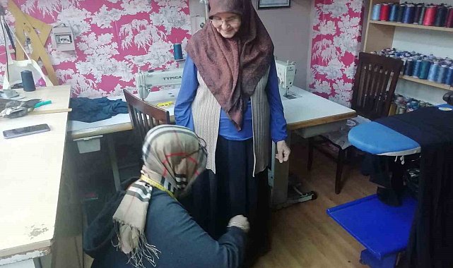 Soğuk havalar terzilerin yüzünü güldürdü