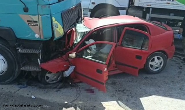 Ankara'da feci kaza 1 kişi hayatını kaybetti