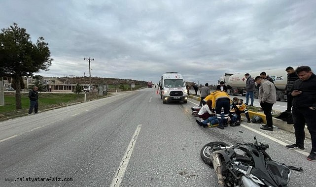 Uşak'ta otomobile arkadan çarpan motosiklet sürücüsü hayatını kaybetti