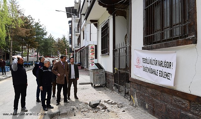 Malatya'da depremde hasar alan kültür varlıkları restore edilecek