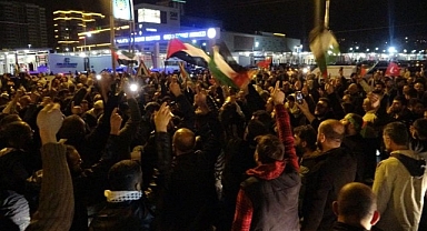Malatya'da İsrail protestosu