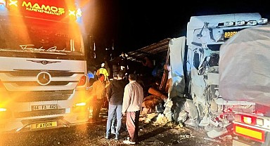Doğanşehir’de  yem yüklü Tır devrildi