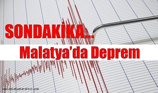 Malatya'da 4.4 büyüklüğünde deprem