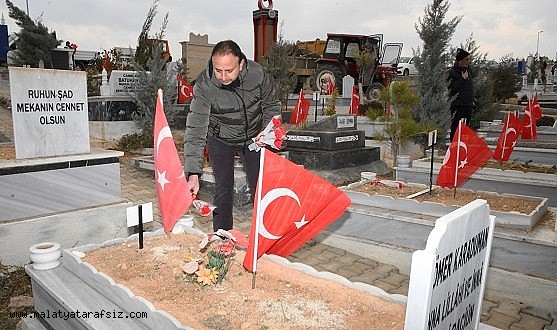 Malatya'da depremde hayatını kaybedenler anılıyor