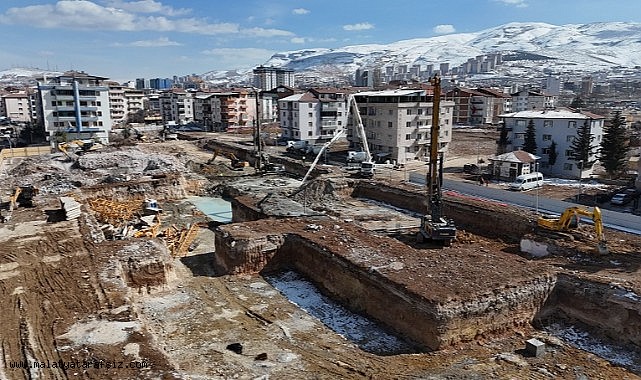 Malatya'da inşa çalışmaları sürüyor