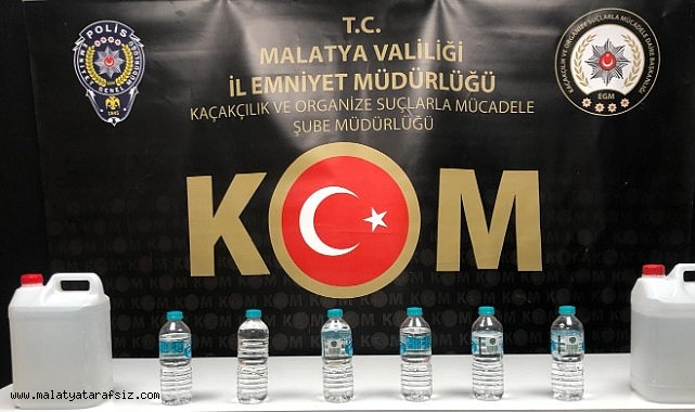 Malatya'da kaçakçılık operasyonu: çok sayıda kaçak ürün ele geçirildi