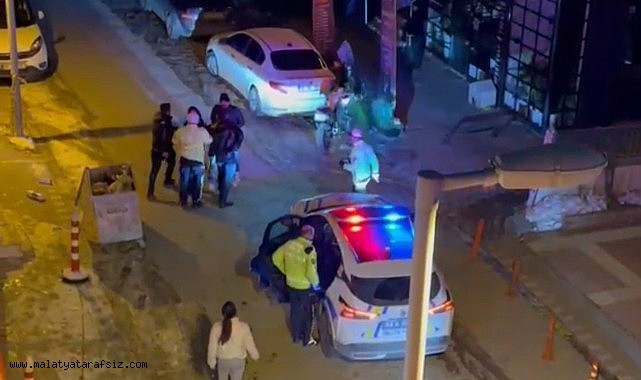 Malatya'da silahlı ve bıçaklı kavga: 1 yaralı