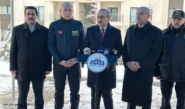 Malatya Valisi Seddar Yavuz: "Depremin yaralarını hep birlikte saracağız"