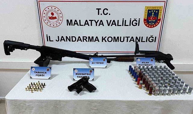 Malatya'da silah ve mühimmat kaçakçılığı operasyonu