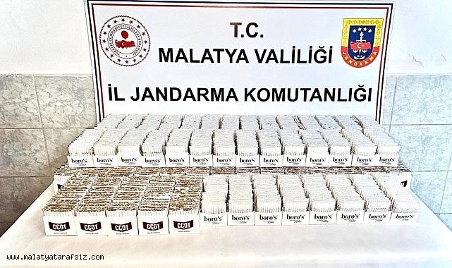 Malatya'da kaçakçılık operasyonları