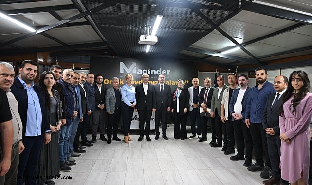 Başkan Sami Er, MAGİNDER Başkanı ve yönetim kurulu üyeleri ile bir araya geldi