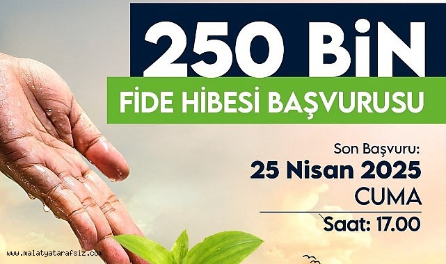 Yeşilyurt Belediyesi'nden zirai donun vurduğu çiftçiye fide desteği