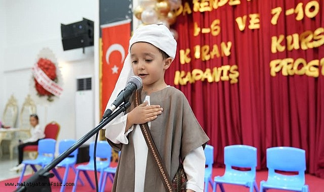 Kur'an kurslarının yıl sonu kapanış programı yoğun ilgi gördü