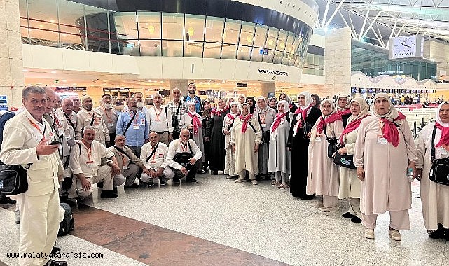 Malatya'da hacı adayları dualarla uğurlandı
