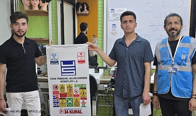 Malatya'da Mesleki Yeterlilik Sınavı başarıyla gerçekleştirildi