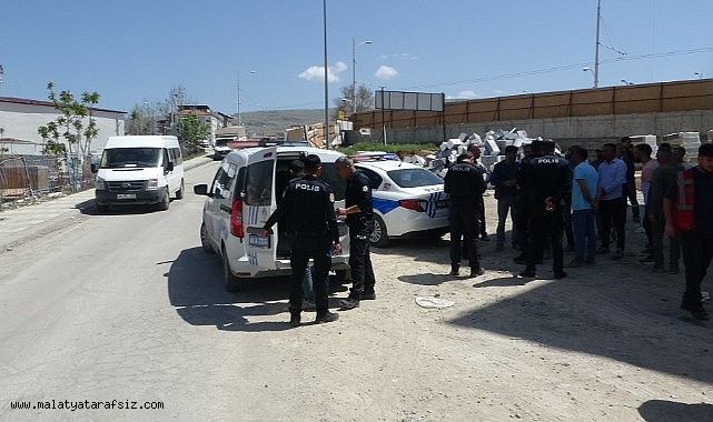 Malatya'da şantiye işçileri arasında taşlı sopalı kavga: 3 yaralı